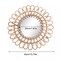 Vintage Handwoven Round Natural Rattan Wall Hanging Mirror For Home Decor